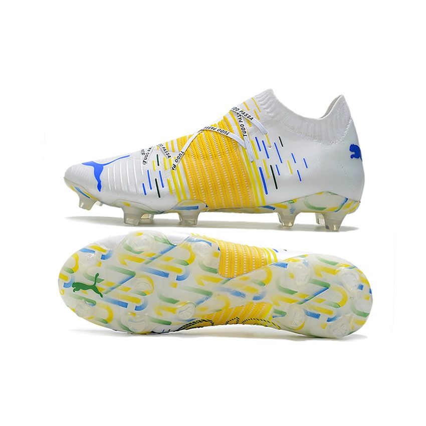 Puma Future Z Neymar x Copa America FG White Yellow Alert Black