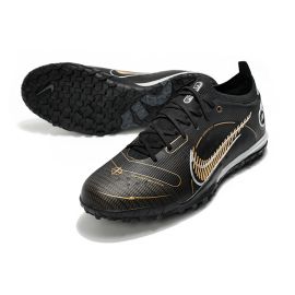 Nike Mercurial Vapor 14 Elite TF Shadow Pack - Black Metallic Gold Metallic Silver