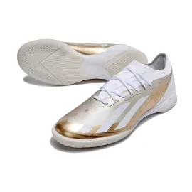 Adidas X Crazyfast.3 IN - Metallic Gold White