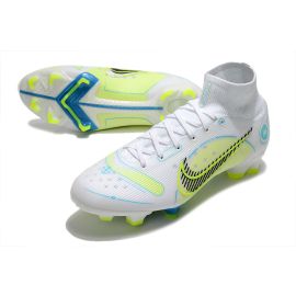 Nike Mercurial Superfly VIII Elite FG - While Blue Volt Multicolor