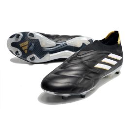 Adidas Copa Pure + FG Core Black White Gold Met