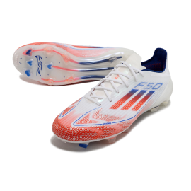 Adidas F50 Elite FG Advancement Pack - White/Solar Red/Lucid Blue