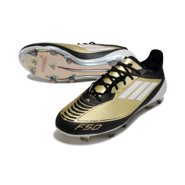 adidas F50 Messi Elite FG Triunfo Dorado - Gold Metallic/Footwear White/Core Black