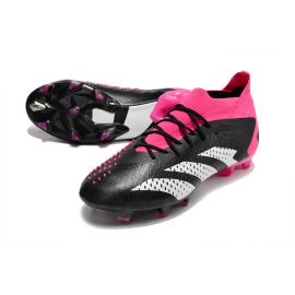 Adidas Predator Accuracy.1 FG Soccer Cleats Black White Pink