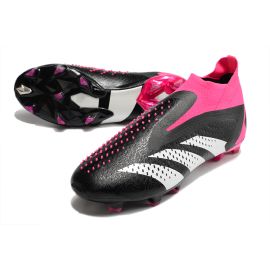 Adidas Predator Accuracy FG Soccer Cleats Black White Pink