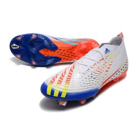 Adidas Predator Edge.1 FG 'Al Rihla' 2022 - White/Solar Yellow/Power Blue