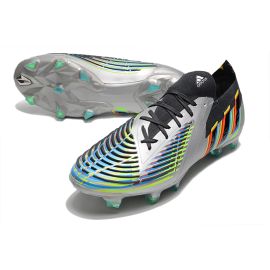 adidas Predator Edge.1 FG - Silver Metallic/Core Black/Solar Yellow