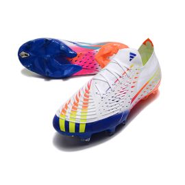 Adidas Predator Edge.1 Low FG 'Al Rihla' 2022 - White/Solar Yellow/Power Blue