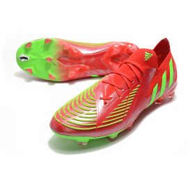 Adidas Predator Edge .1 Low FG Game Data - Solar Red Team Solar Green Black