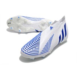 Adidas Predator Edge + FG Diamond Edge - Footwear White Hi-Res Blue