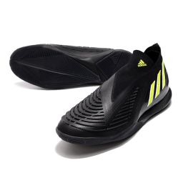 Adidas Predator Edge+ IN '22-23 Black Pack' Black Team Solar Green Solar Red