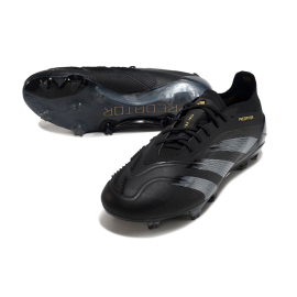 Adidas Predator Elite FG - Core Black/Carbon/Gold Metallic