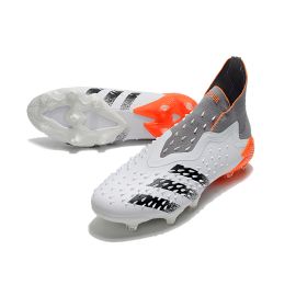 Adidas Predator Freak+ Whitespark FG White Dark Metallic Silver Red