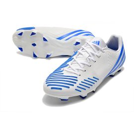 adidas Predator LZ .1 FG 2022 Soccer Cleats White Blue