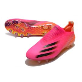 Adidas X Ghosted+ AG Shock Pink Core Black Screaming Orange