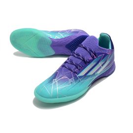 Adidas X Speedflow.1 IN Purple RushSilver Metallic Mint Rush