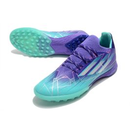 Adidas X Speedflow.1 TF Purple Rush Silver Metallic Mint Rush