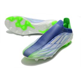 Adidas X Speedflow+ Adizero Prime X AG Footwear White Screaming Green Sonic Ink 