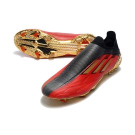 Adidas X Speedflow + FG Showdown - Vivid Red Gold Metallic Core Black