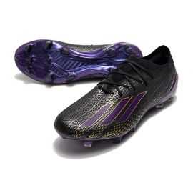 adidas X Speedportal .1 FG Black Panther Soccer Cleats Core Black Tribe Purple Gold Metallic