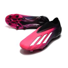 adidas X Speedportal + FG Soccer Cleats Pink White Black