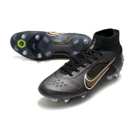 Nike Mercurial Superfly 8 Elite SG-PRO Shadow - Black_Metallic Gold_Metallic Silver