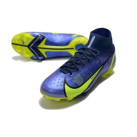 Nike Mercurial Superfly 8 'Recharge' Elite FG- Sapphire Volt Blue Void