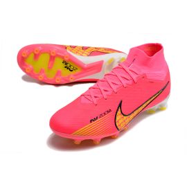 Nike Air Zoom Mercurial Superfly 9 Elite AG-Pro - Pink_White_Black_Volt