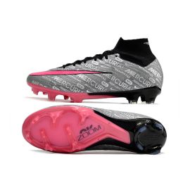 Nike Air Zoom Mercurial Superfly IX Elite XXV FG - Metallic Silver_Hyper Pink_Black