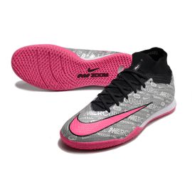 Nike Air Zoom Mercurial Superfly IX Elite XXV IC - Metallic Silver_Hyper Pink_Black