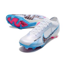 Nike Air Zoom Mercurial Vapor 15 Elite FG - White_Light Blue_Laser Pink