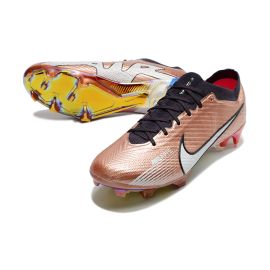 Nike Air Zoom Mercurial Vapor 15 Elite FG Gold Soccer Cleats - Metallic Gold