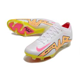 Nike Air Zoom Mercurial Vapor 15 Elite FG White Pink Black