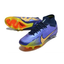 Nike Mercurial Superfly 9 Elite SG-Pro Purple Yellow Black