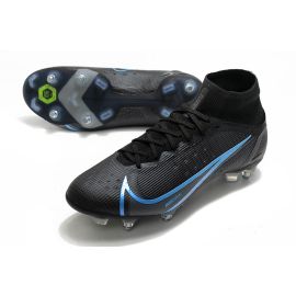 Nike Mercurial Superfly VIII Elite SG-PRO AC Black Black Iron Grey