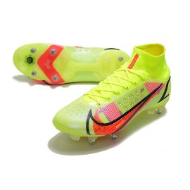 Nike Mercurial Superfly VIII Elite SG-PRO AC Volt Bright Crimson Black