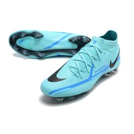 Nike Phantom GT 2 Elite DF FG Blue Soccer Cleats - Blue