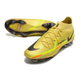 Nike Phantom GT 2 Elite DF FG Soccer Cleats - Yellow Black Volt