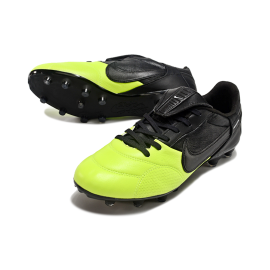 Nike The Premier III FG - Black/Black/Volt