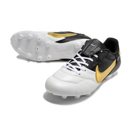 Nike The Premier III FG White Gold Black