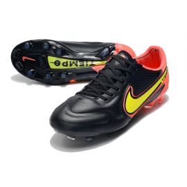 Nike Tiempo Legend 9 Elite FG Black Red Yellow