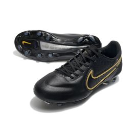 Nike Tiempo Legend 9 Elite FG Shadow - Black Metallic Dark Grey Anthracite