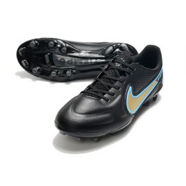 Nike Tiempo Legend 9 FG 'Golden Trophy' Black Blue Gold