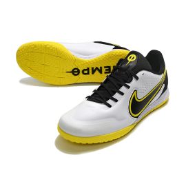 Nike Tiempo Legend 9 Pro IC - White Dark Smoke Grey Black Yellow