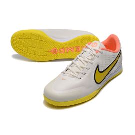 Nike Tiempo Legend 9 Pro IC - White Yellow Strike Black