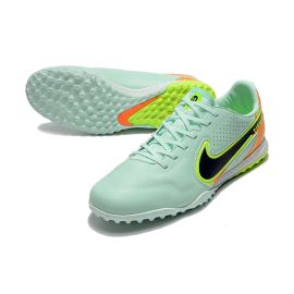 Nike Tiempo Legend 9 Pro TF Bonded - Green Blackened Blue Total Orange