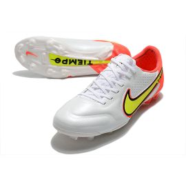 Nike Tiempo Legend IX Elite FG White Volt Bright Crimson