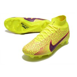 Nike Zoom Mercurial Superfly 9 Elite FG Yellow Pink