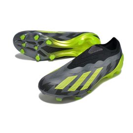 adidas X Crazyfast .1 Laceless FG Crazycharged - Core Black_Solar Yellow_Grey Five