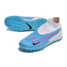 Nike Phantom GX Elite DF TF Blast - Baltic Blue_Pink Blast_White_Laser Blue